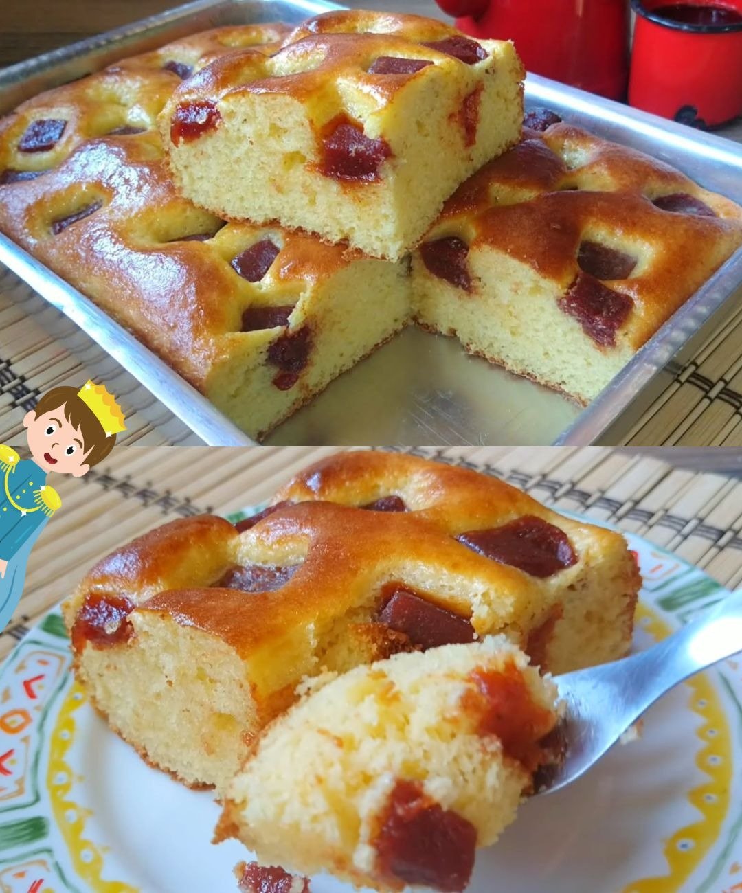 Bolo com Goiabada
