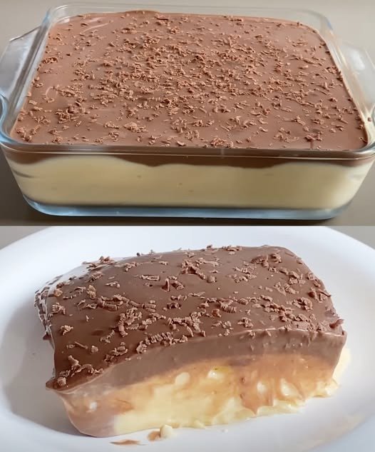 Sobremesa Creme de Maracujá e Chocolate