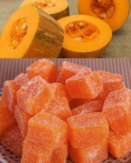 Doce de Abóbora Cristalizada