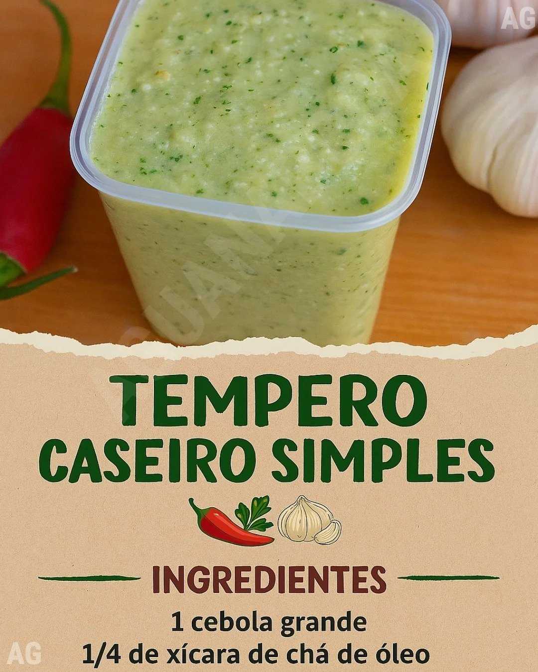 Tempero Caseiro Simples