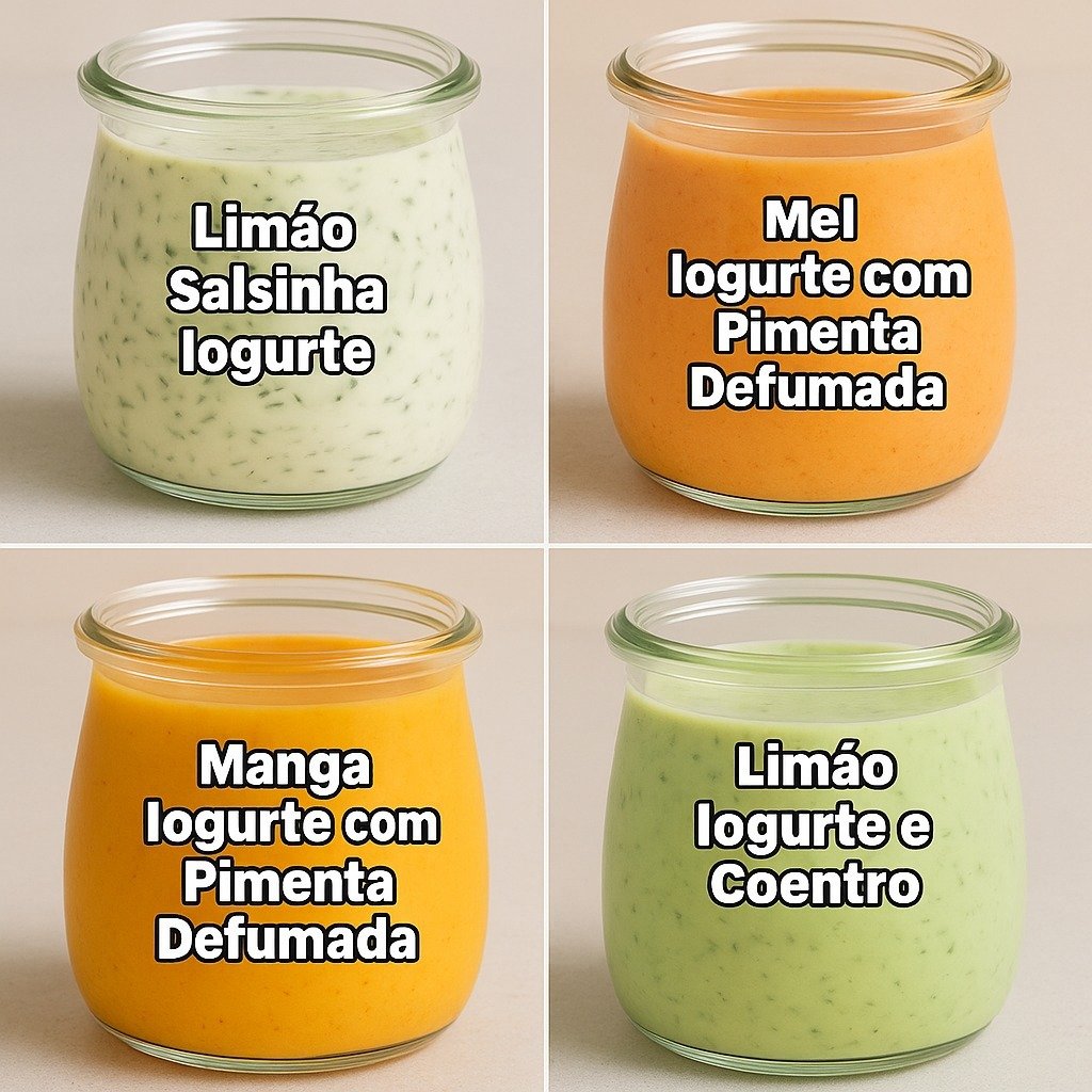 4 Molhos Saudáveis para Saladas.