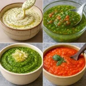 4 molhos caseiros