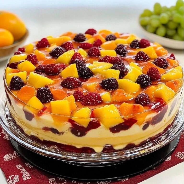 Pavê de Frutas Tropicais