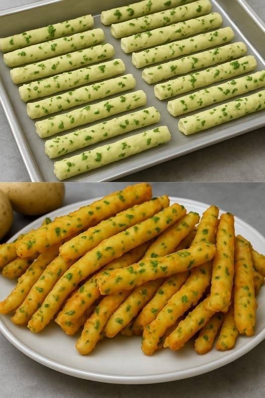 Palitinhos de Batata com Queijo