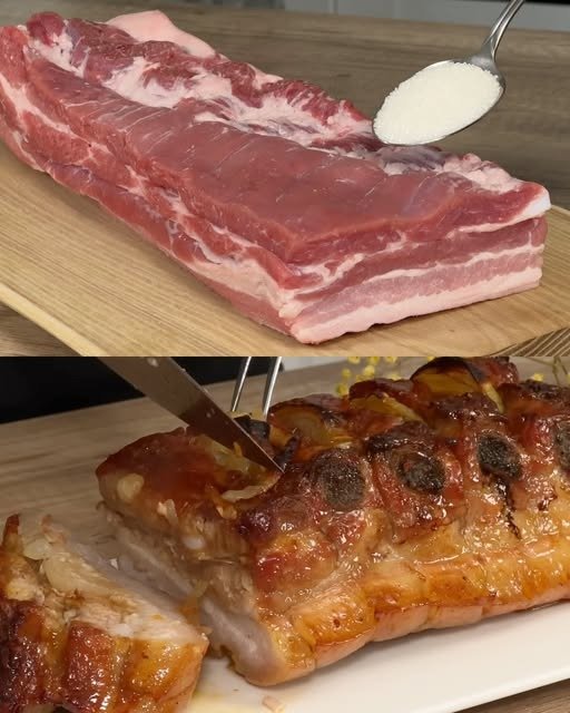 Panceta Pururucada no Forno