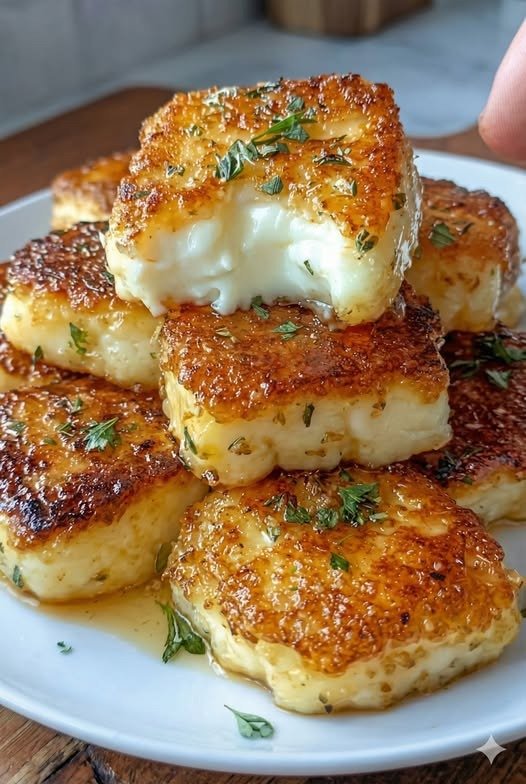 Queijo Empanado com Ervas