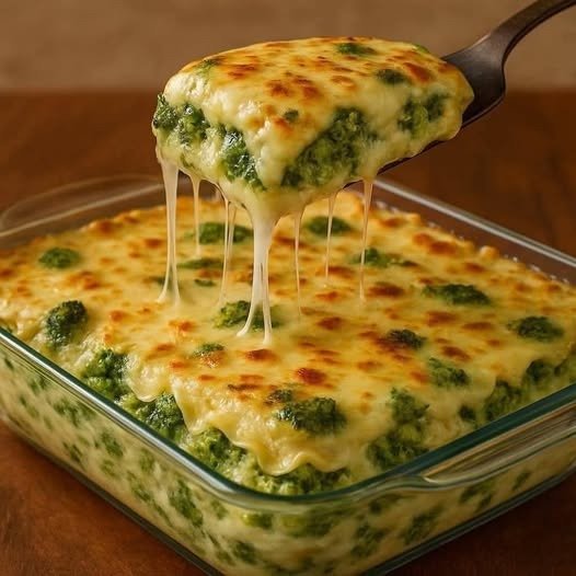 Lasanha de Brócolis Cremosa
