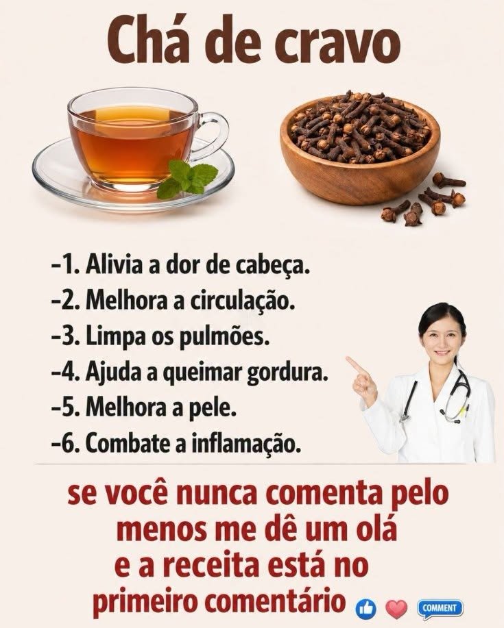 Benefícios do Chá de Cravo-da-Índia