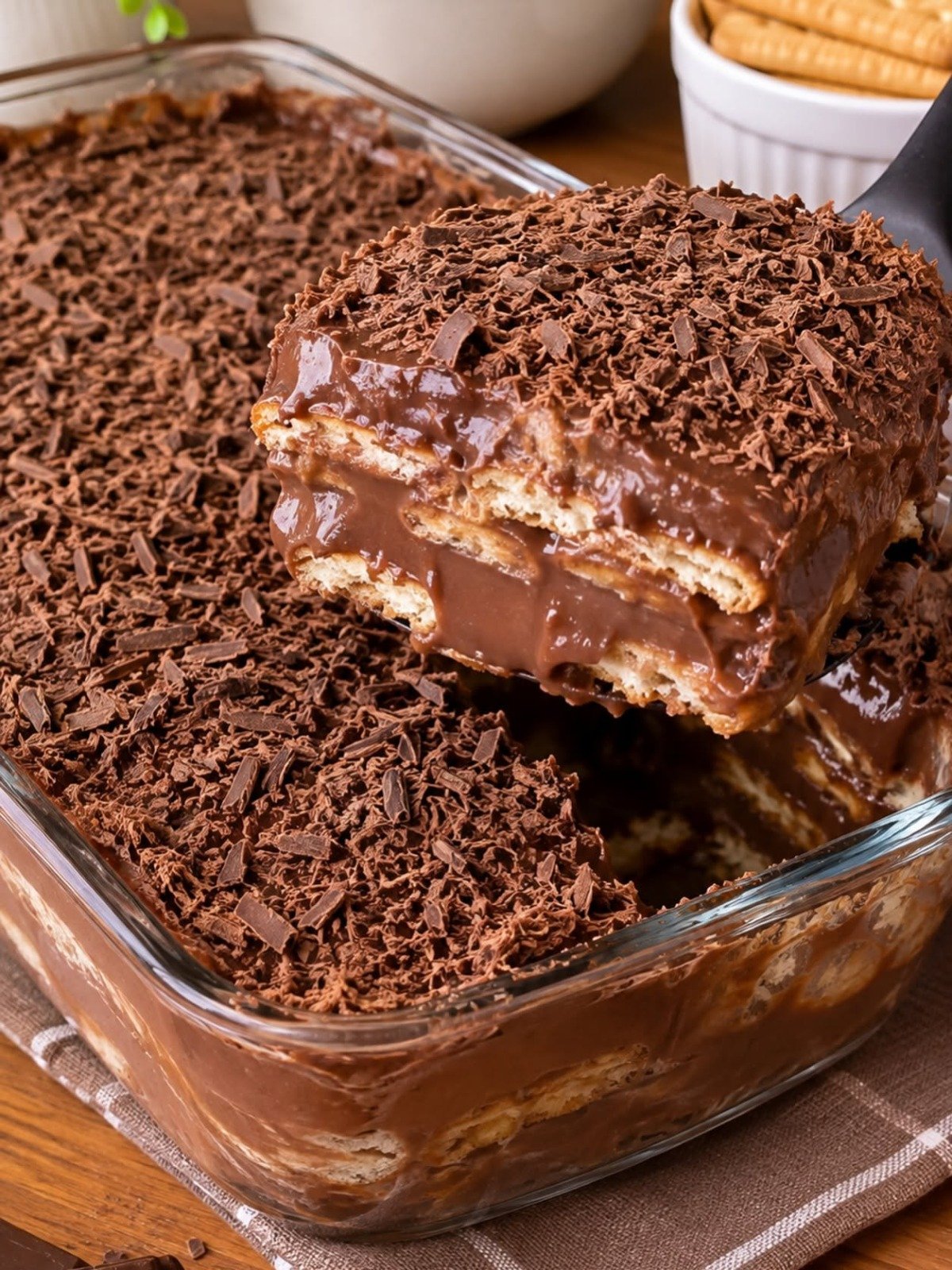 Pavê de Chocolate Cremoso