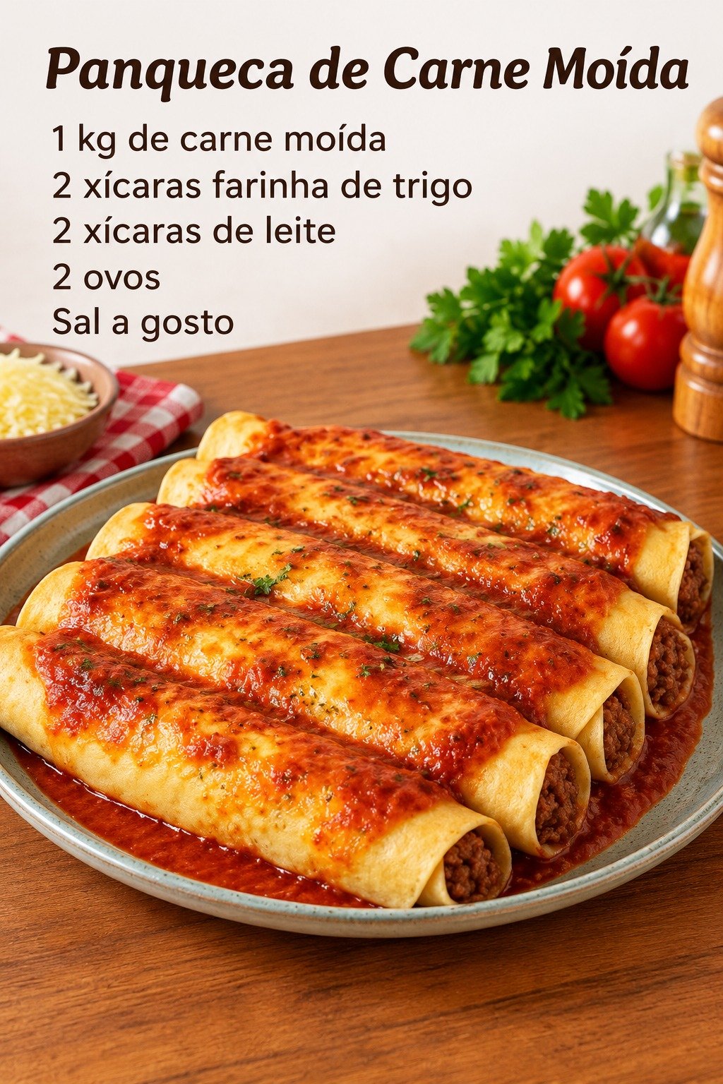 Panqueca de Carne Moída