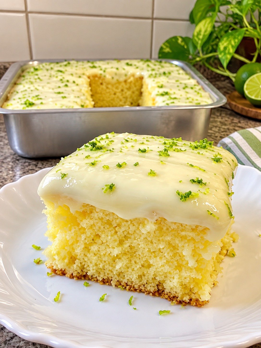 Bolo de limão fofinho