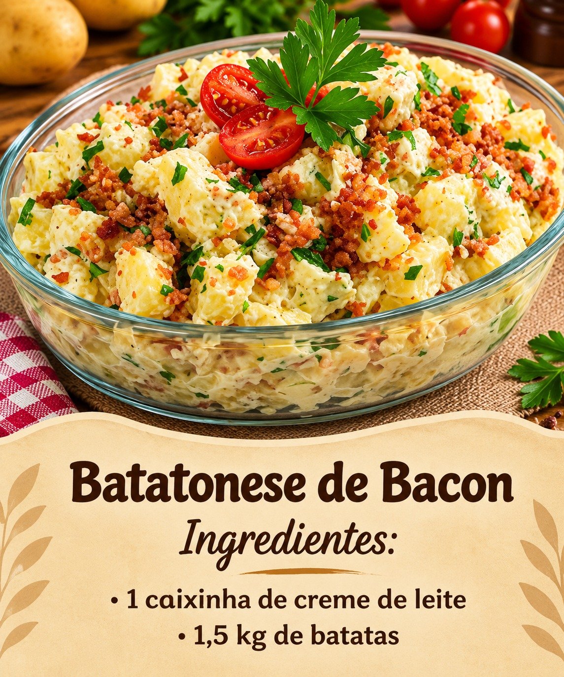 Batatonese de Bacon