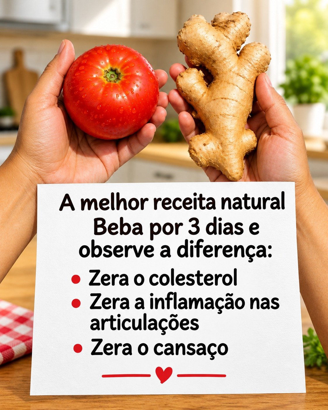 Beneficios do Tomate com Gengibre
