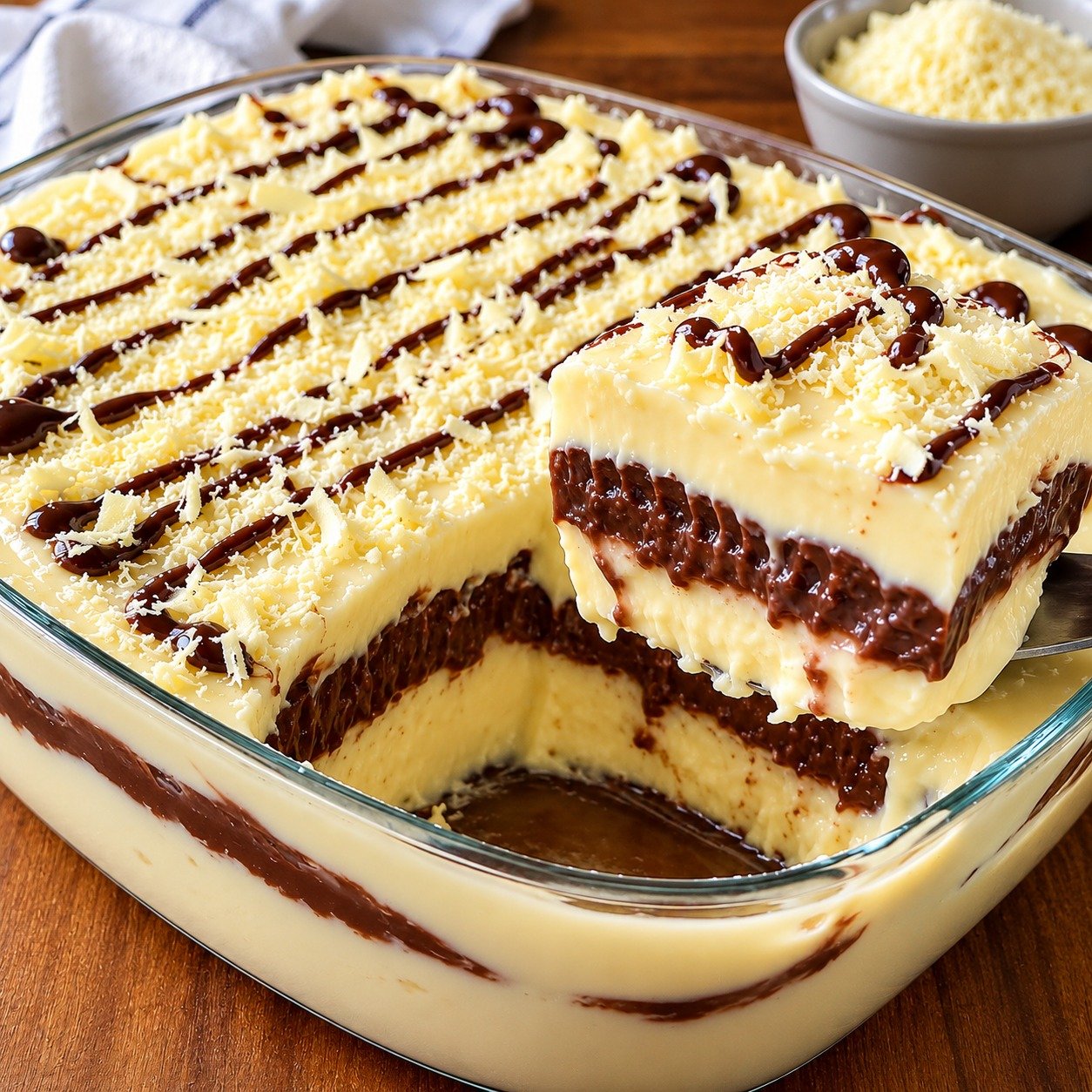 Pavê Trufado de Leite em Pó com Chocolate