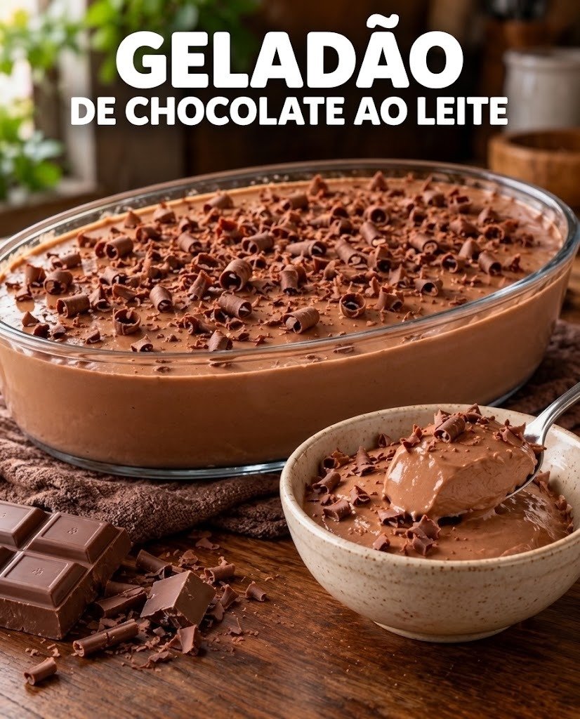 Geladão de Chocolate ao Leite